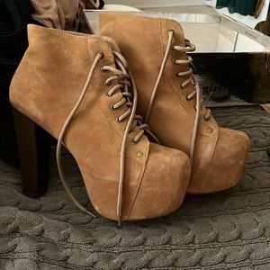 Tan Jeffrey Campbell Lita Boots